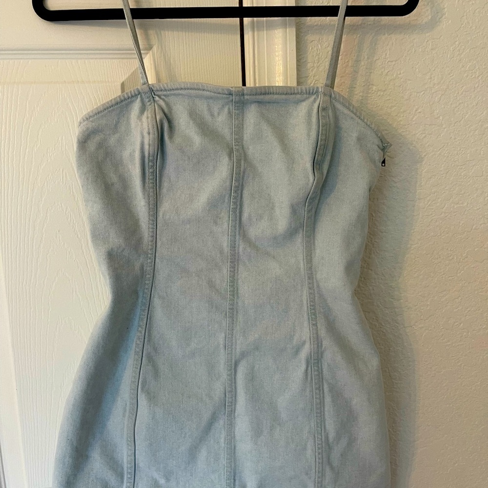 Light Denim Mini Dress
